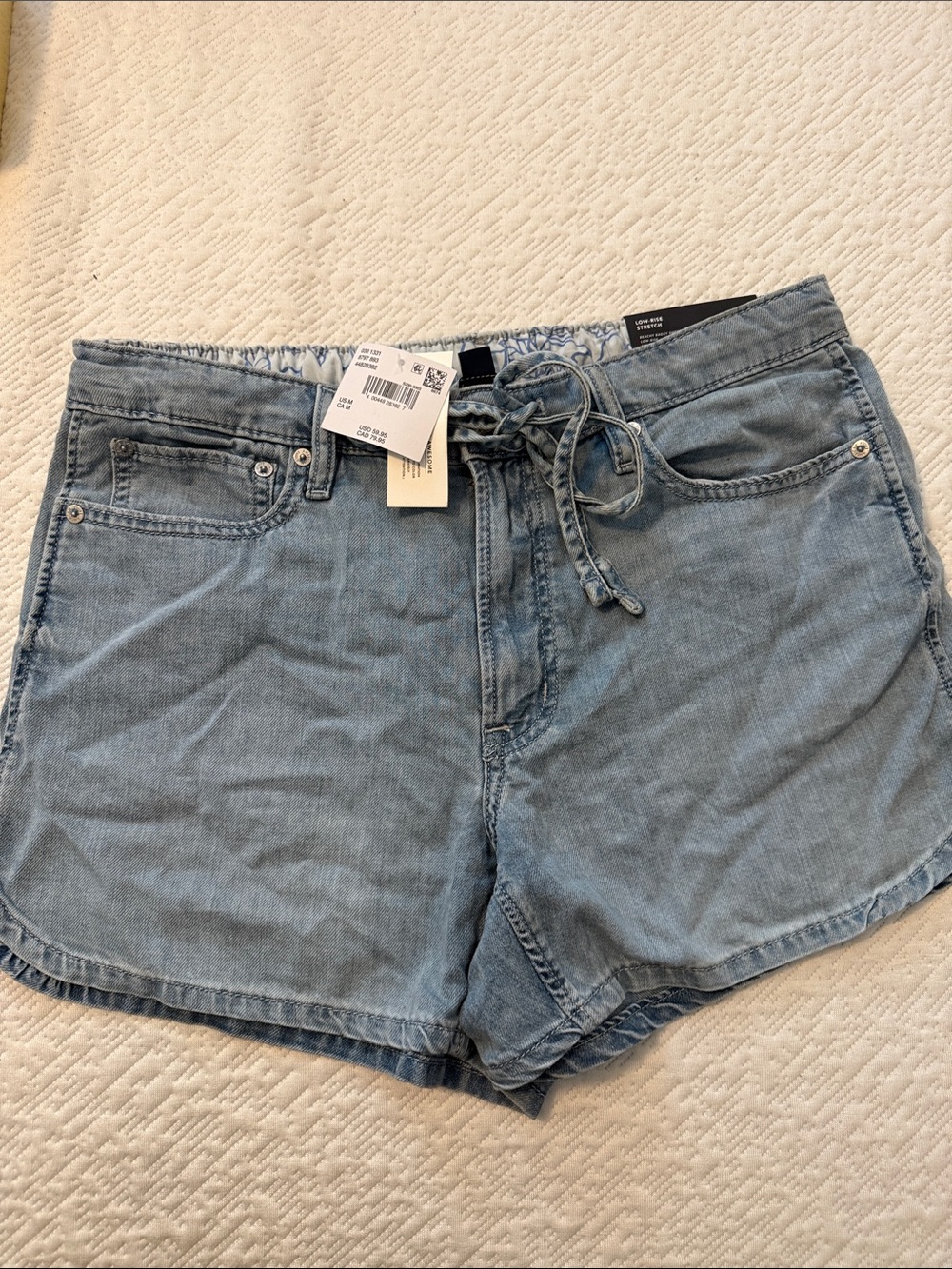 American Eagle Outfitters Light Blue baggy, baggy, jeans, shorts, low rise M NWT